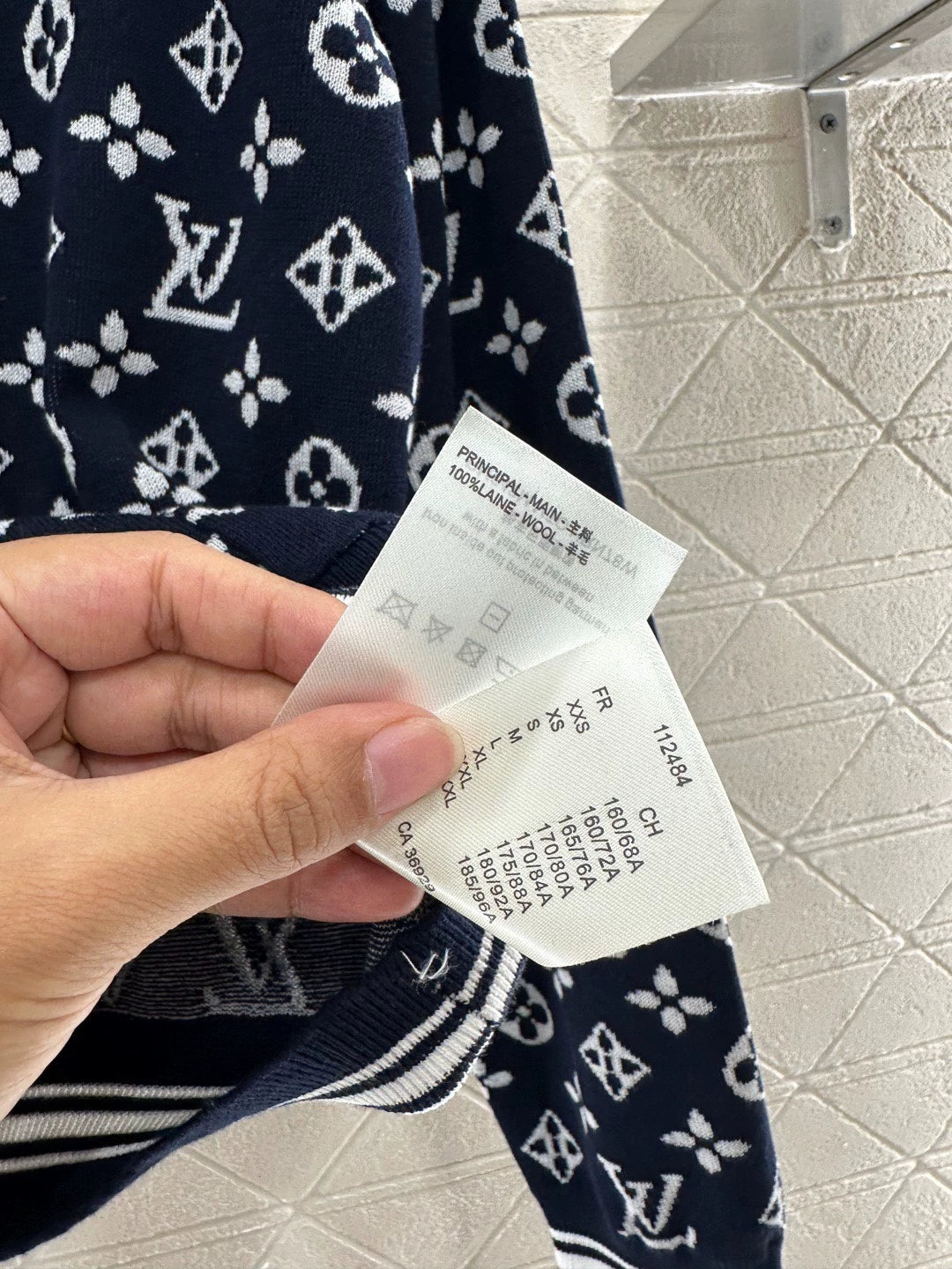 25fw Jacquard knitted cardigan