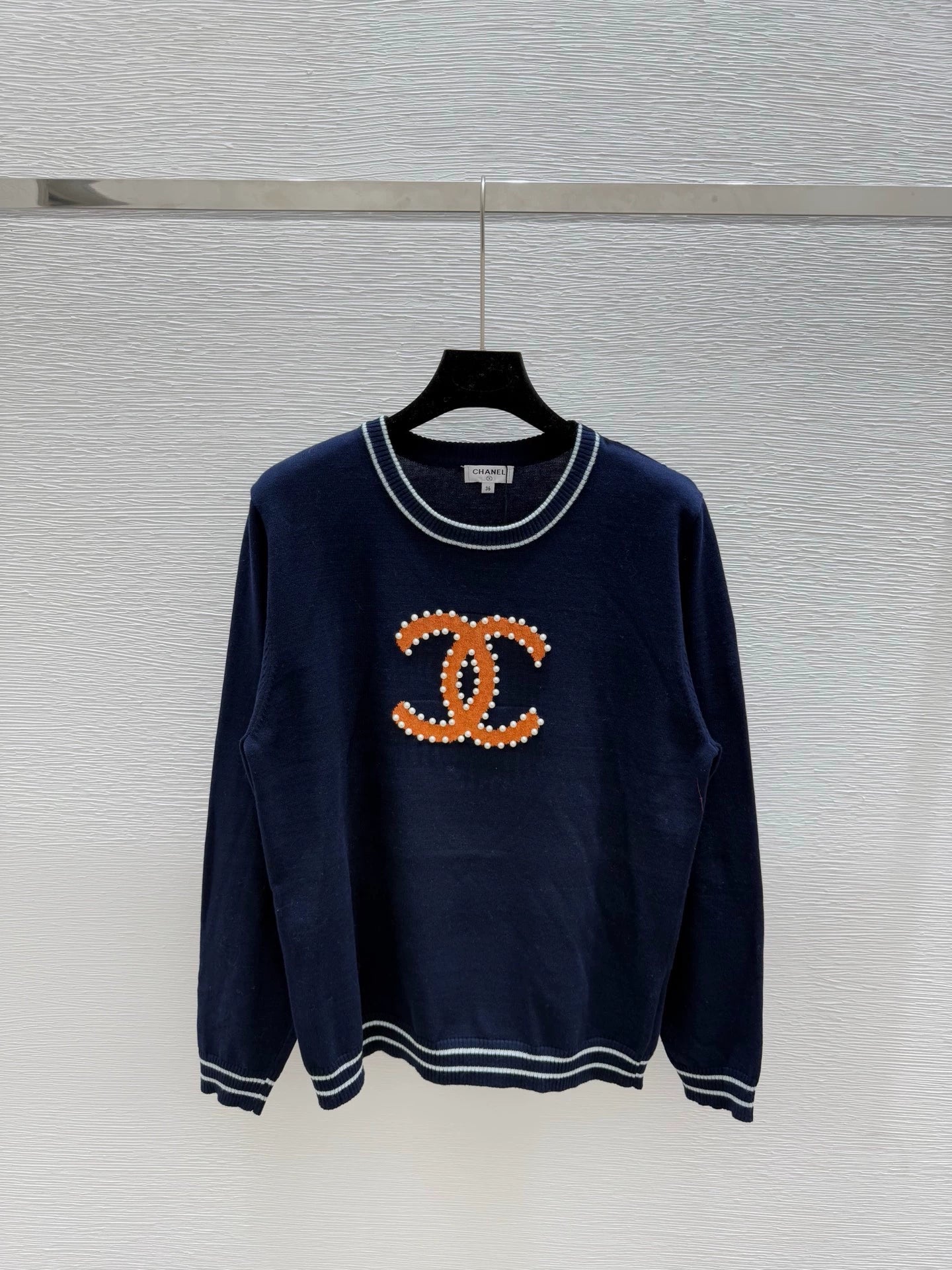 25fw Nail bead sweater