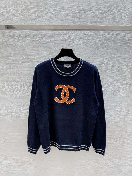 25fw Nail bead sweater