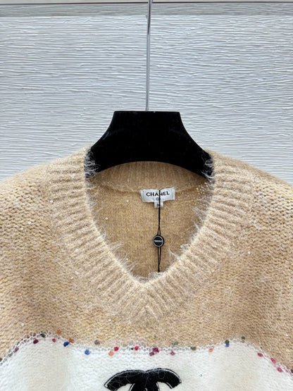 25fw Color blocked sweater