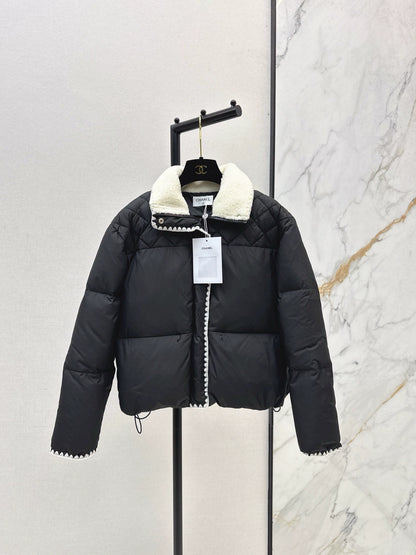 Standing collar down jacket