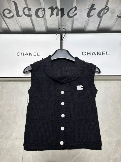 25 Summer New Lapel Pocket Vest