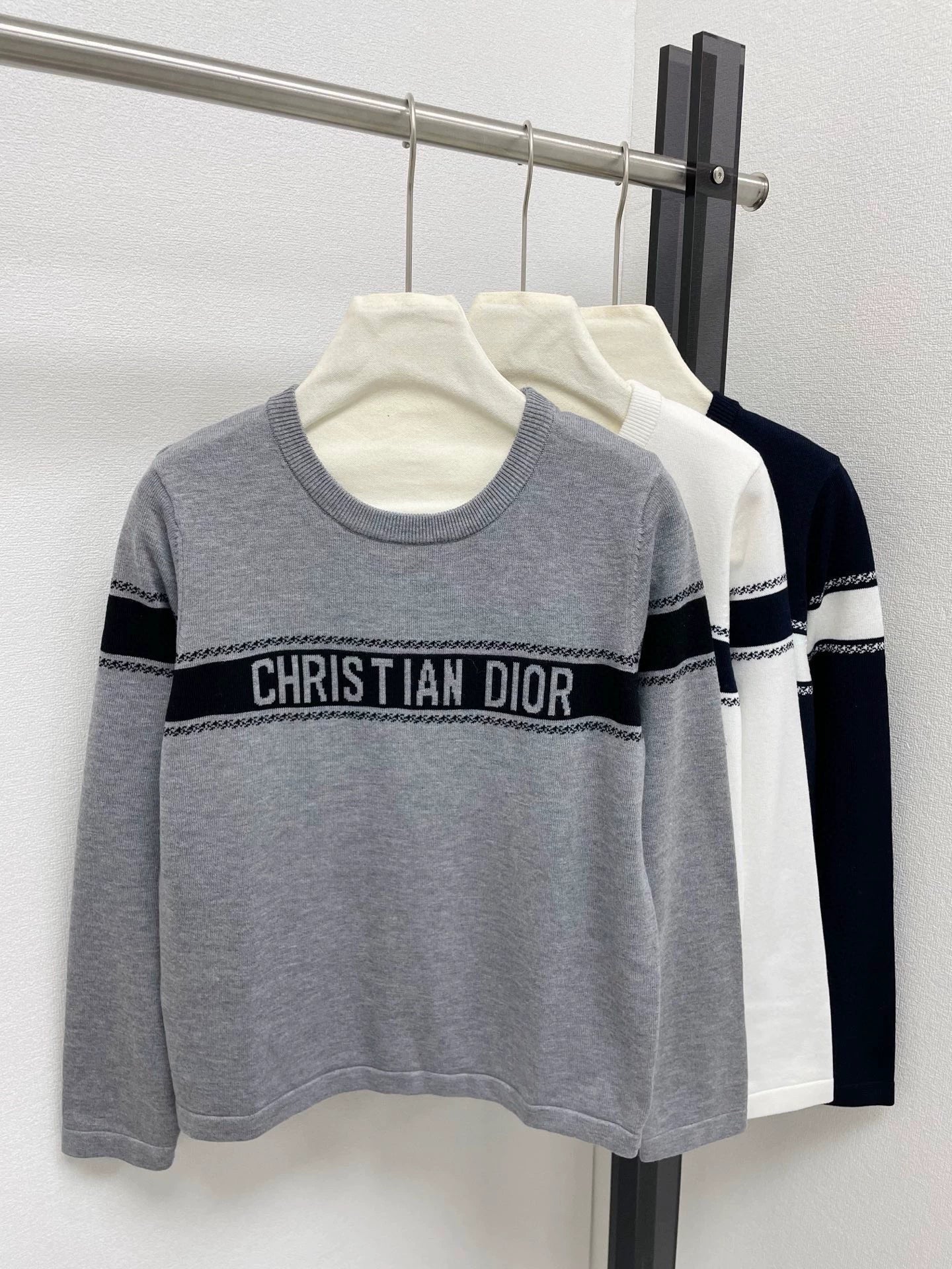 25fw Letter jacquard sweater