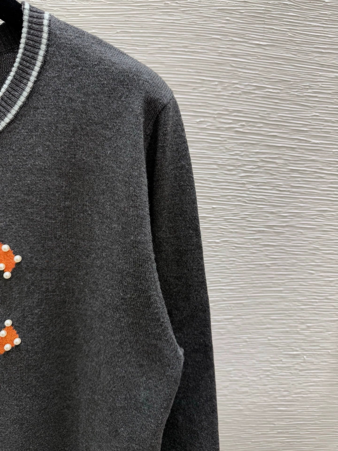 25fw Nail bead sweater