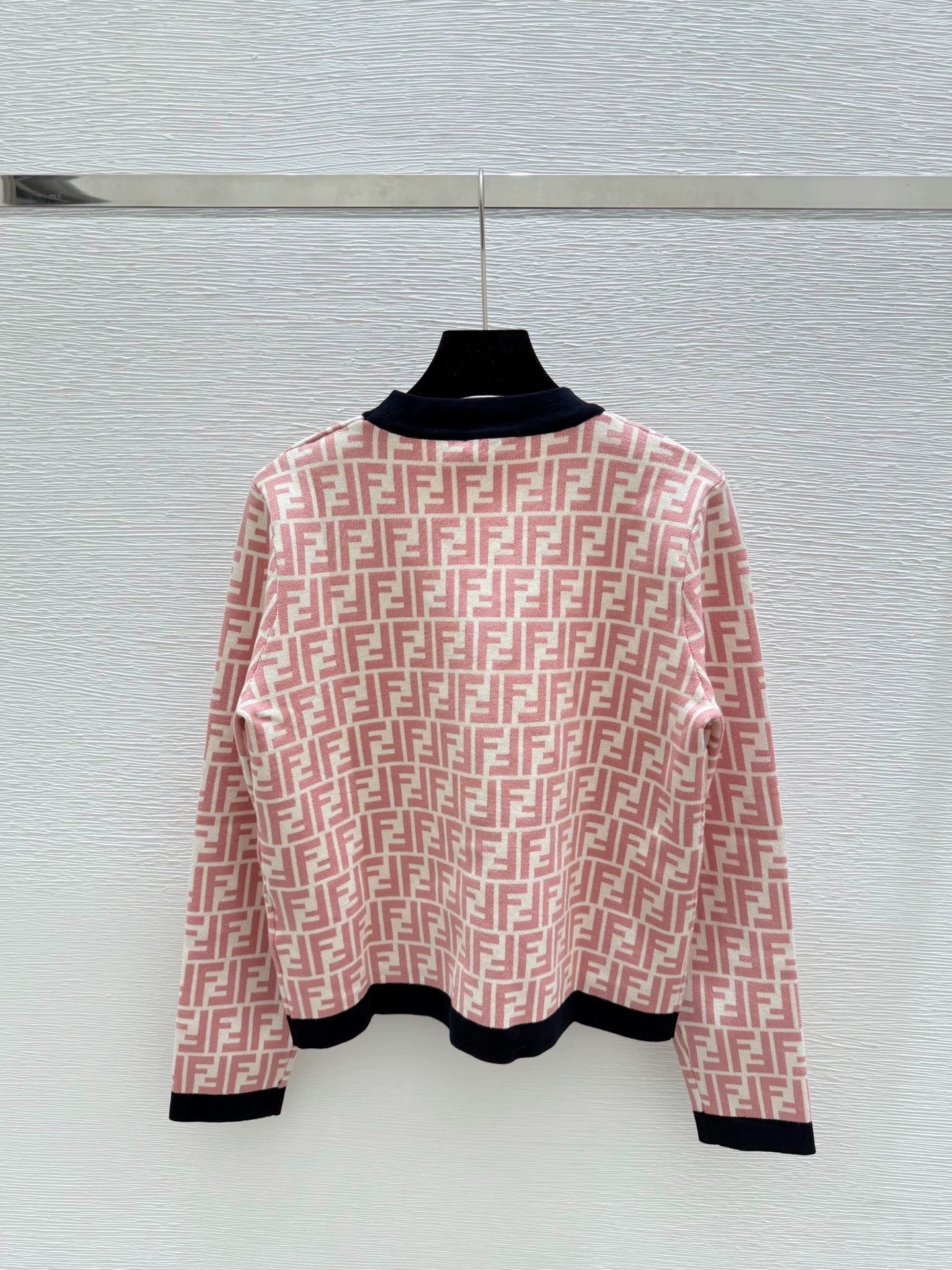 25fw Old flower knitted cardigan