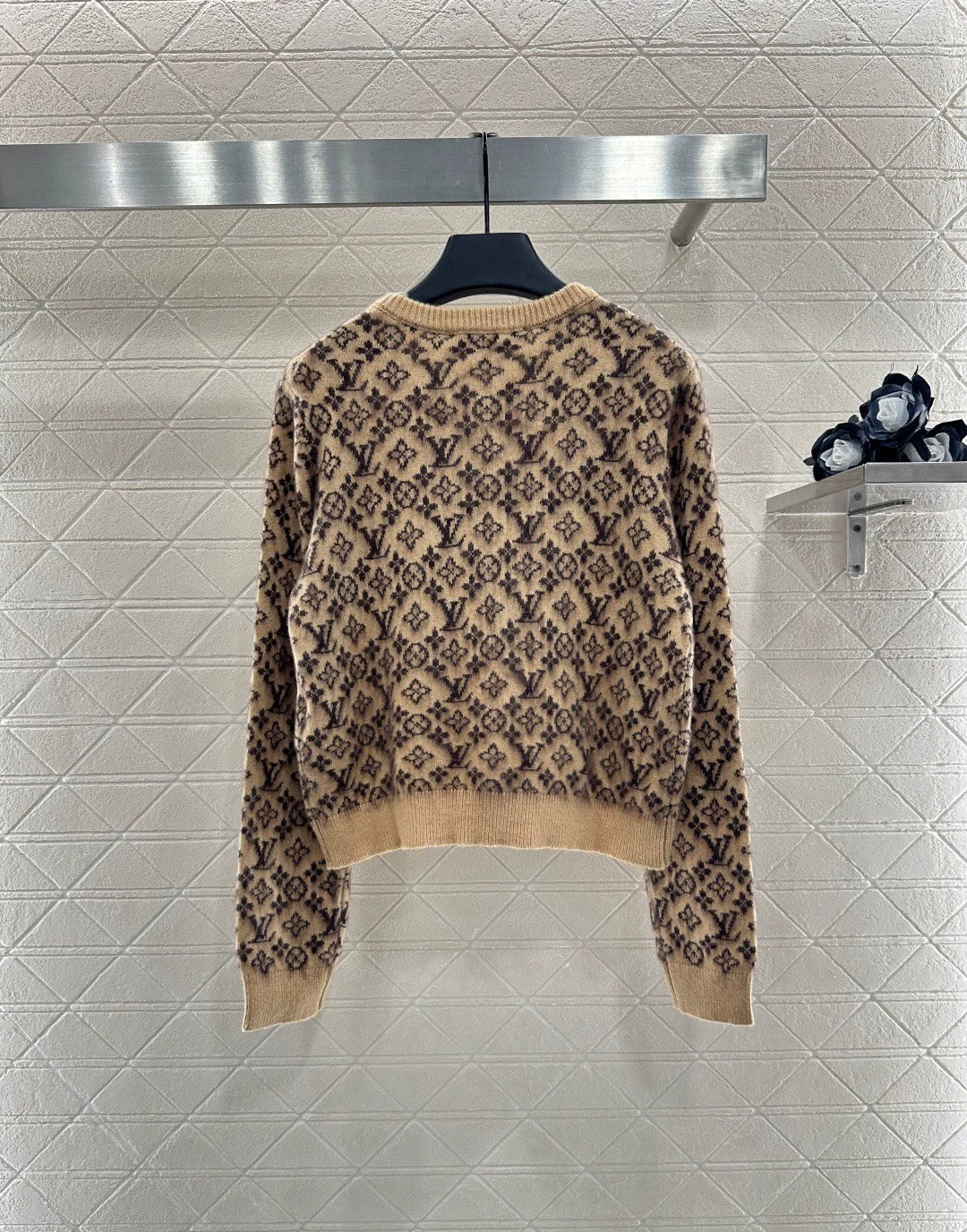25fw JJacquard knitted cardigan