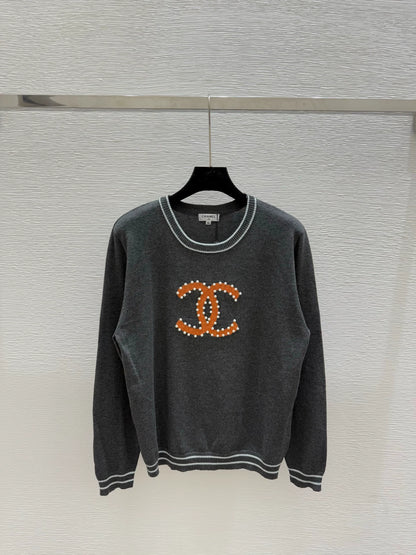 25fw Nail bead sweater