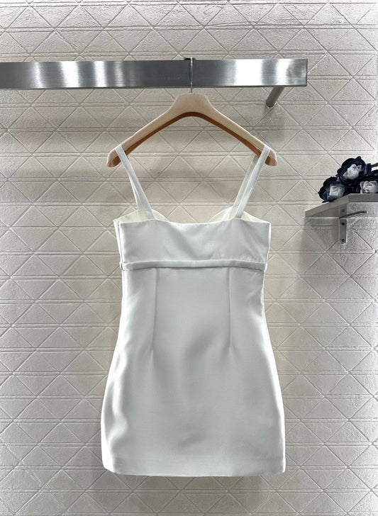 Bow-tie Braided Slip Dress