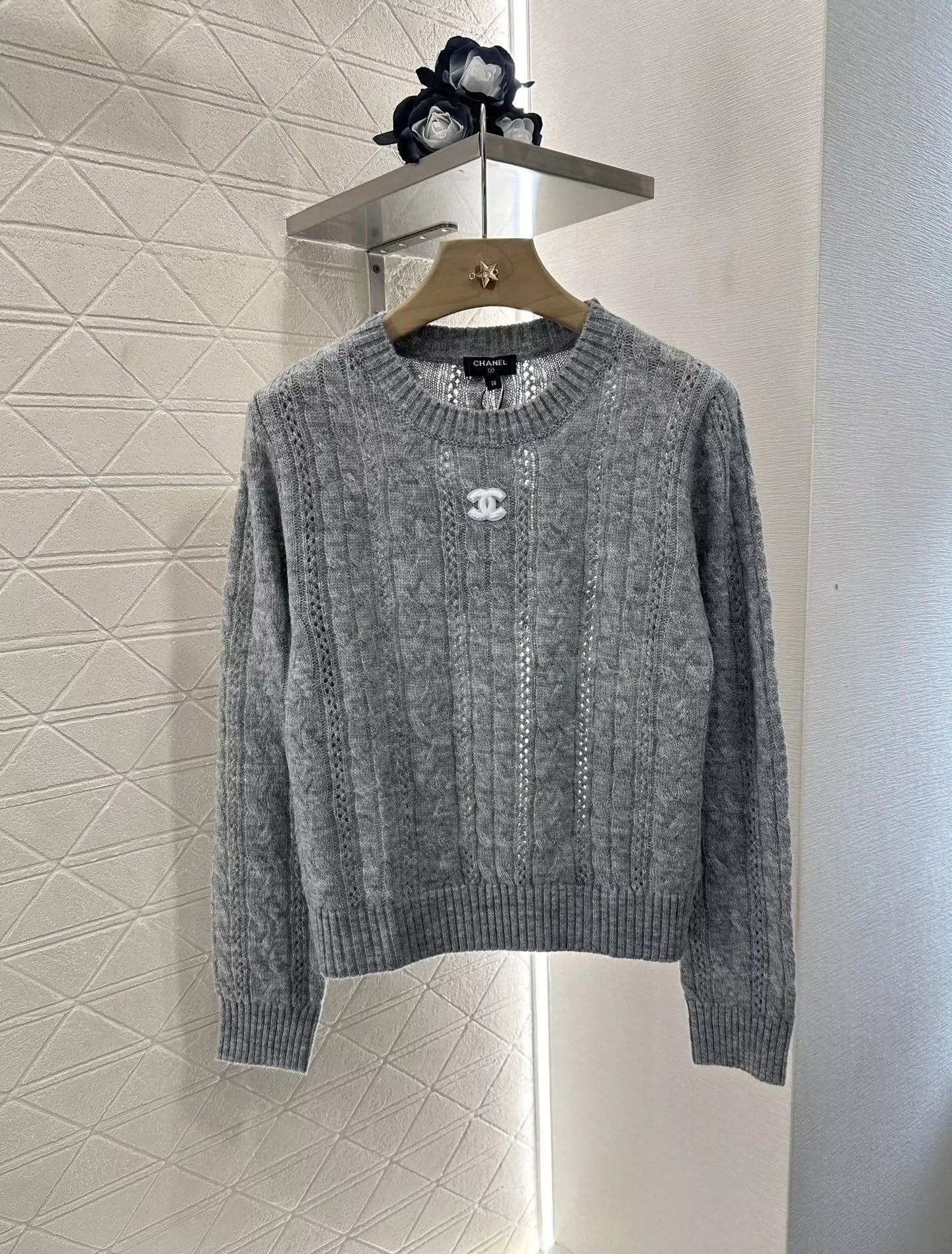 25fw Fried Dough Twists knitting long sleeve