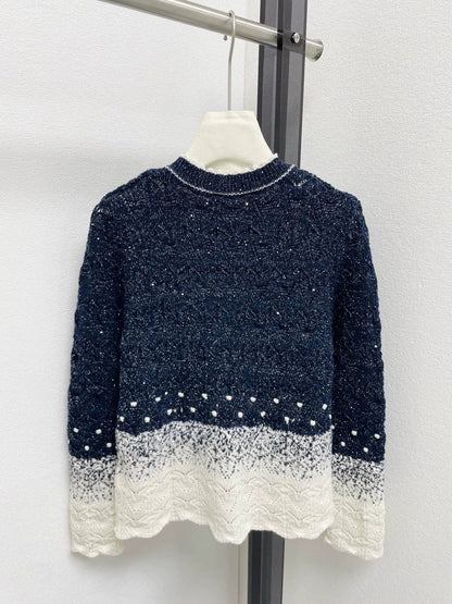 25fw Pearl embellished cardigan