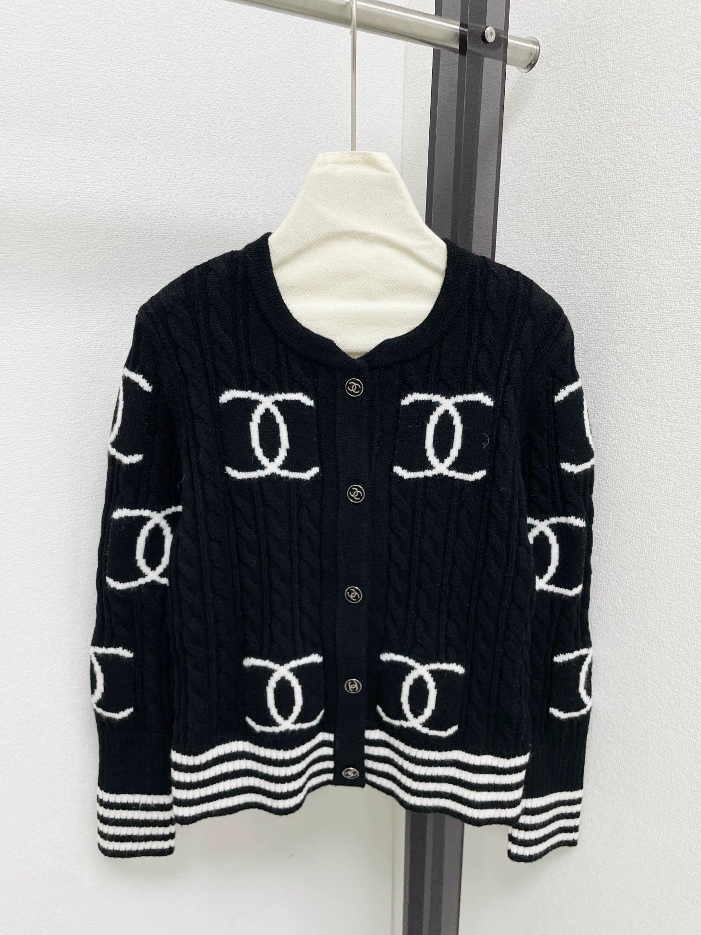 Double C Fried Dough Twists cardigan