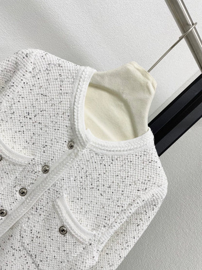 25fw Fragrant sequin short jacket