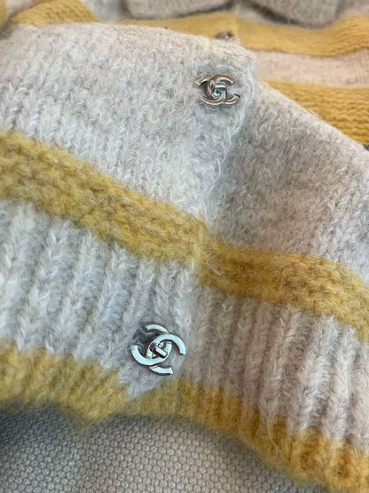 New striped cardigan (vintage series)