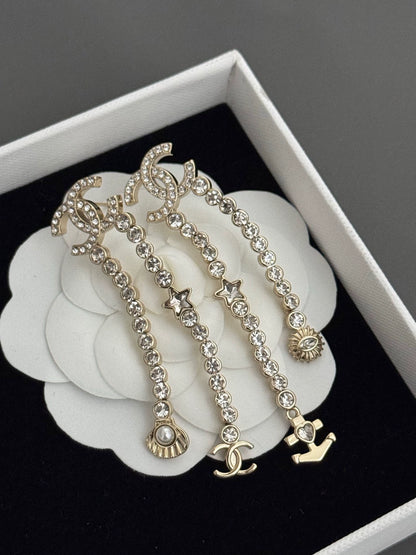 Tassel shell earrings