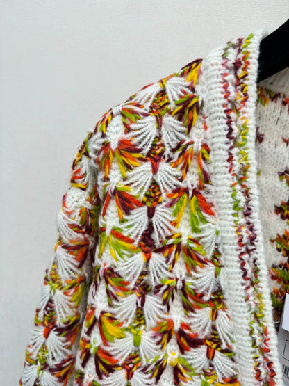 Colorful Knitted Cardigan