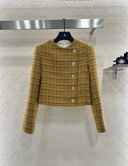 25fw Round neck slanted collar set