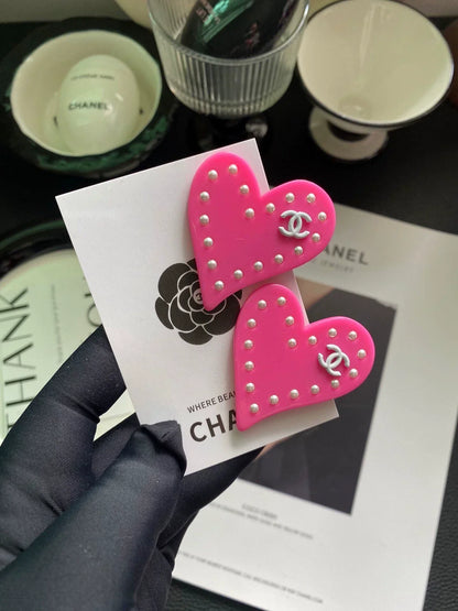 25 Retro Love Pink Hairpin