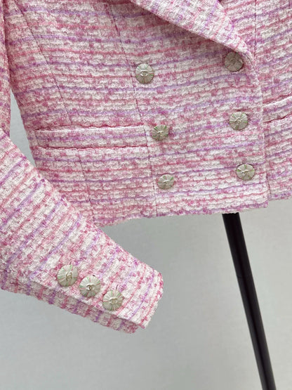 25fw Coarse woolen short jacket