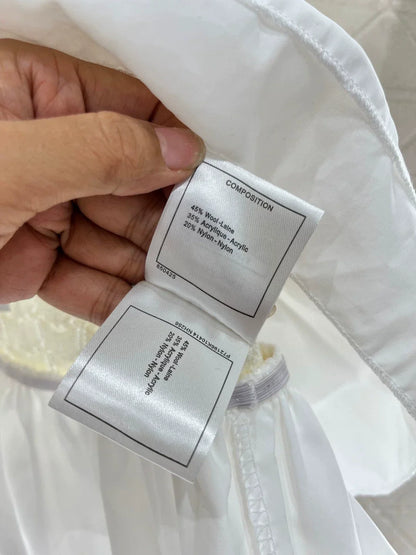 2025 new lace stitching knitted vest