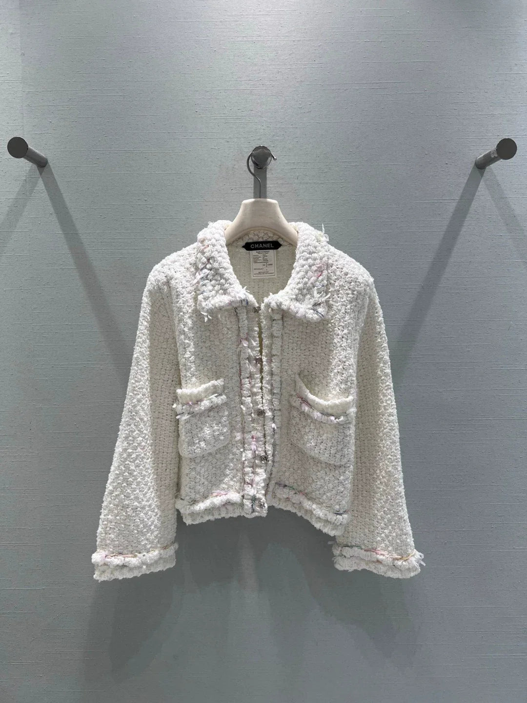 Tweed Chanel-inspired short jacket