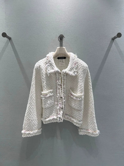 Tweed Chanel-inspired short jacket