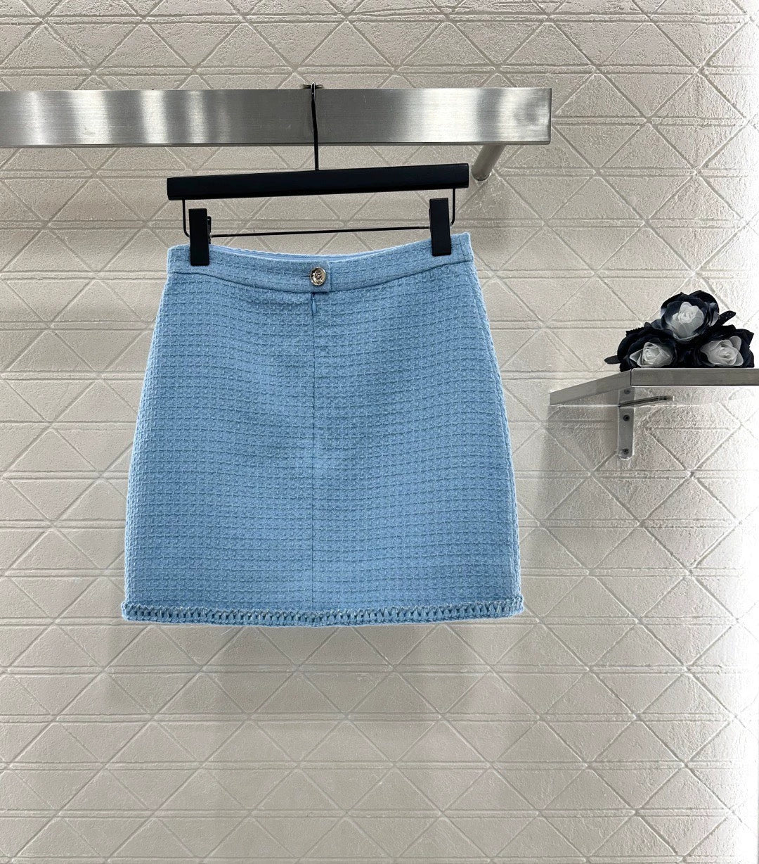 25fw Braided hem tweed skirt and jacket set (Handmade Workshop series)