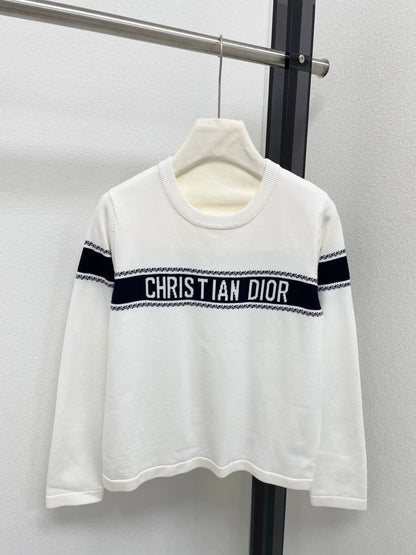 25fw Letter jacquard sweater