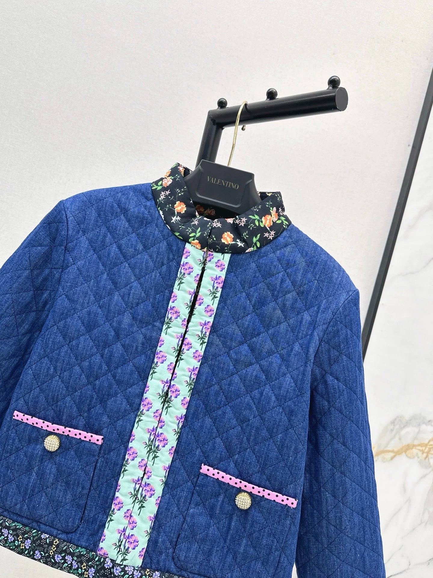 25fw Nine inch sleeve denim cotton jacket