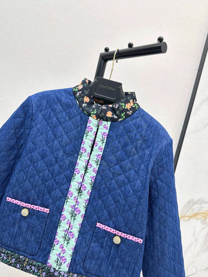 25fw Nine inch sleeve denim cotton jacket