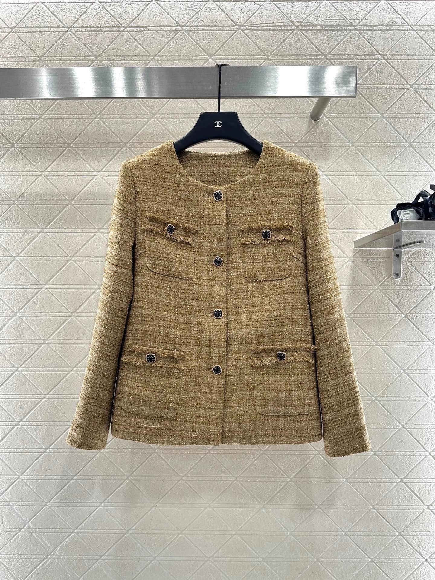 Woolen woolen coat short skirt set