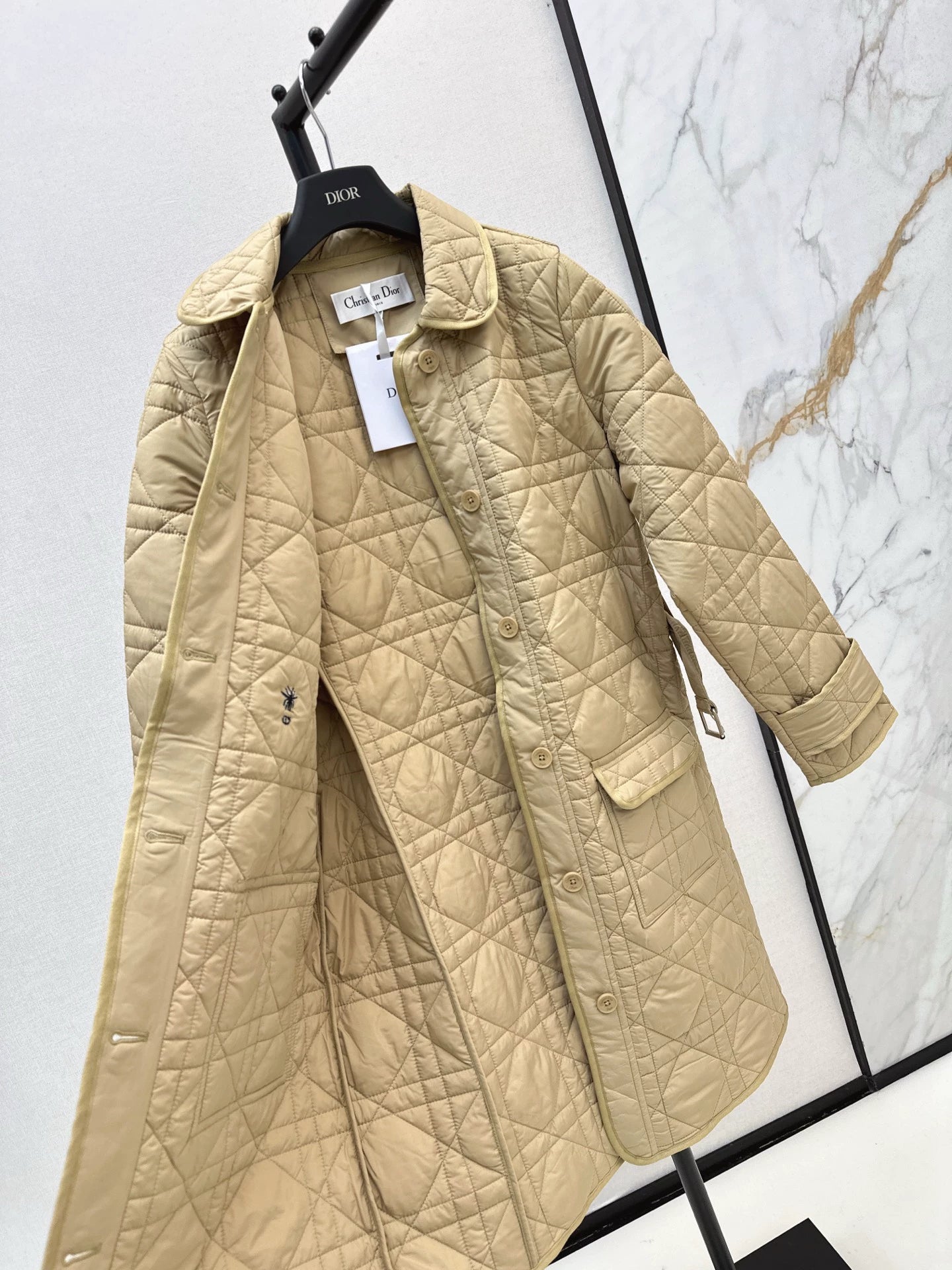 25fw Cotton collar long jacket