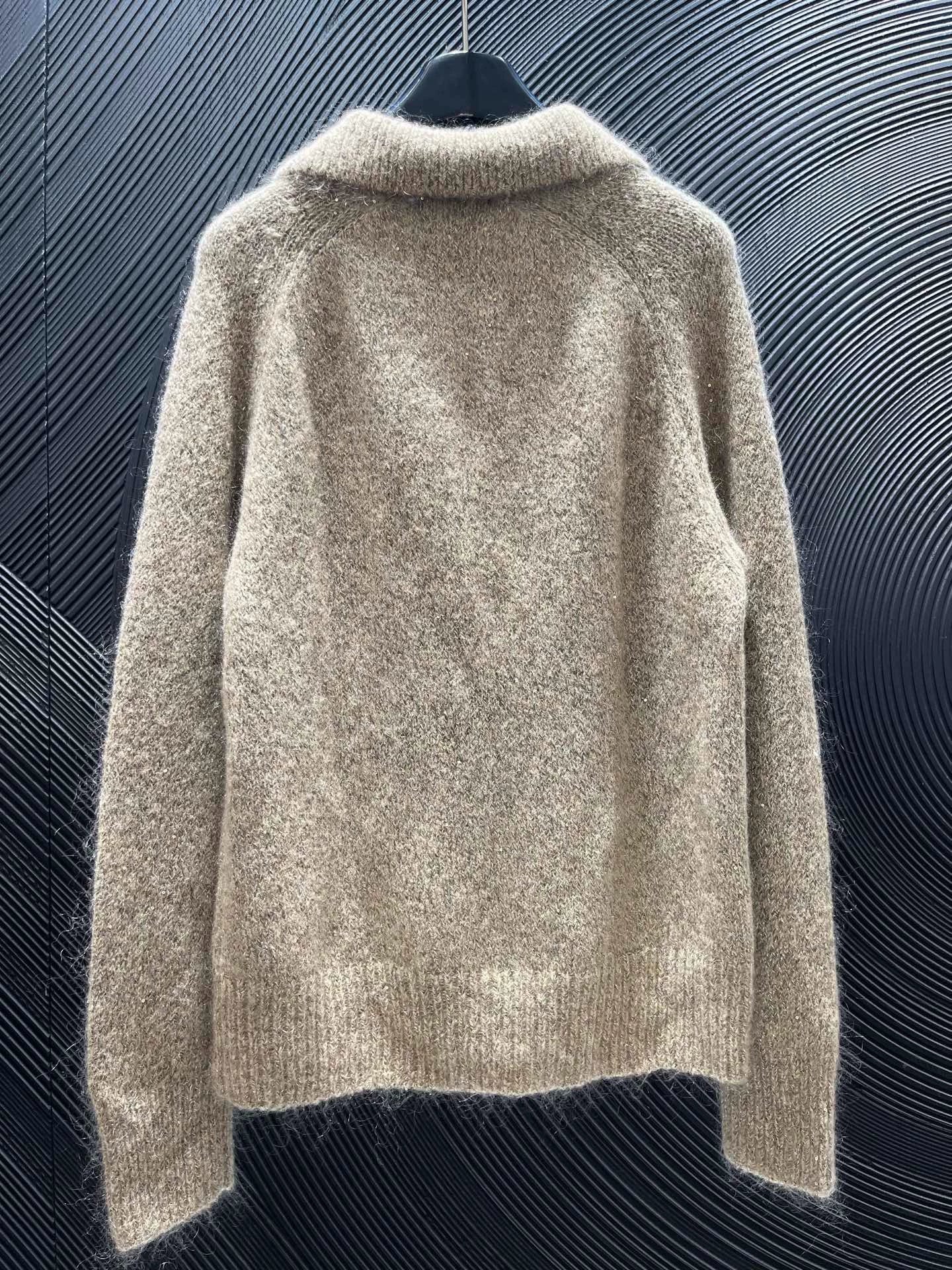 25fw Nail bead lapel sweater（Medieval Series）