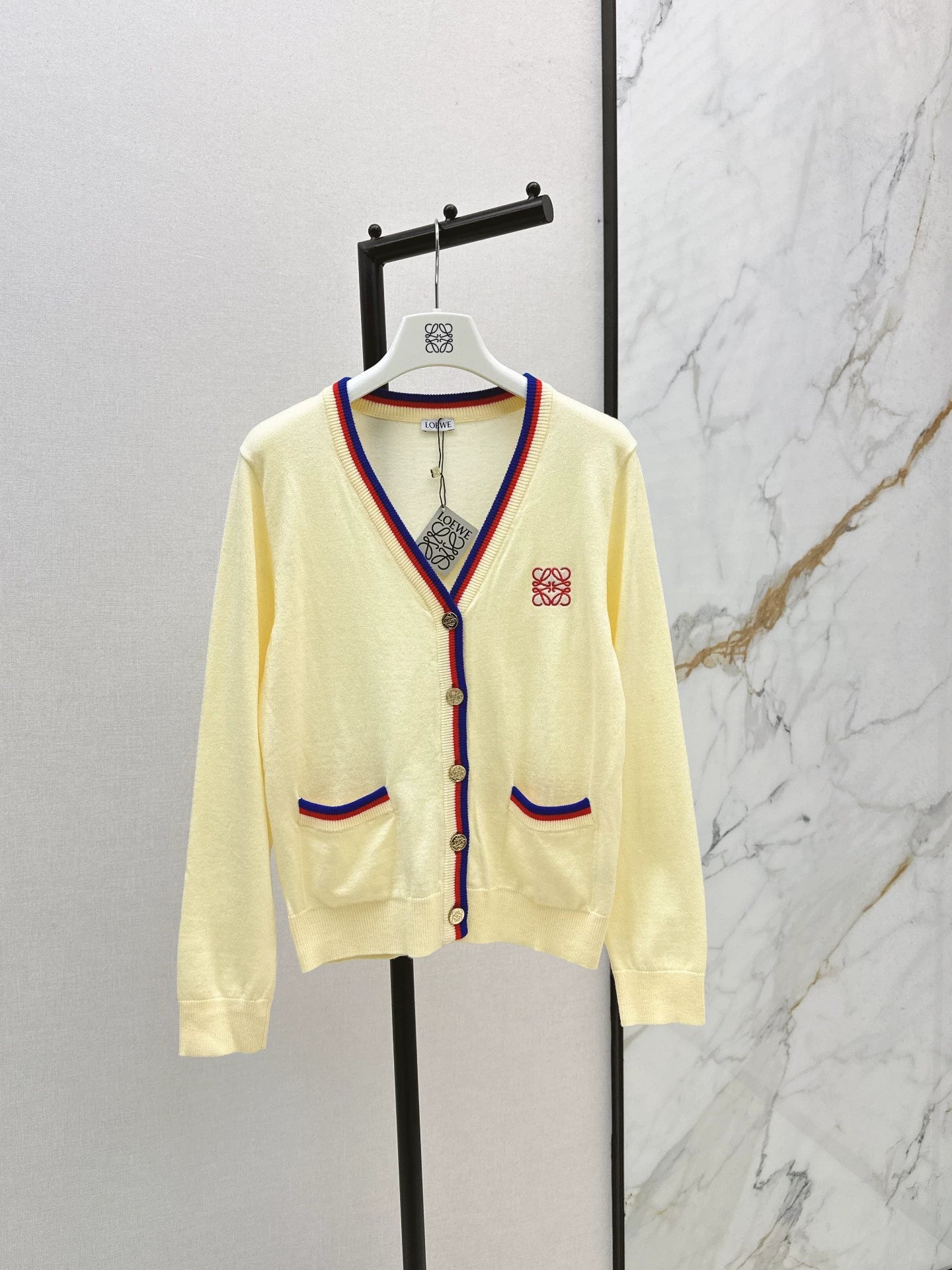 25fw Embroidered decorative cardigan