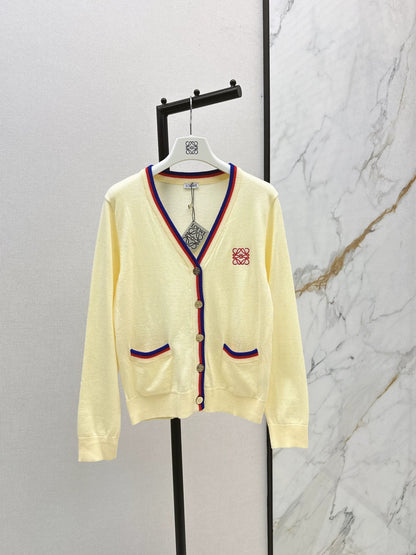 25fw Embroidered decorative cardigan