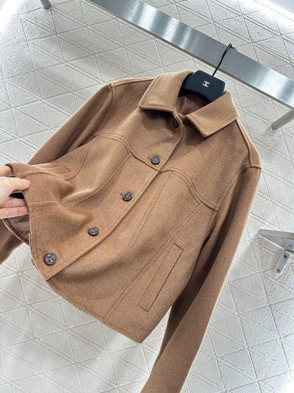 25fw lapel woolen coat