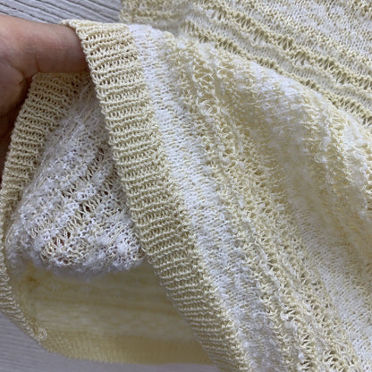 Knitted striped vest