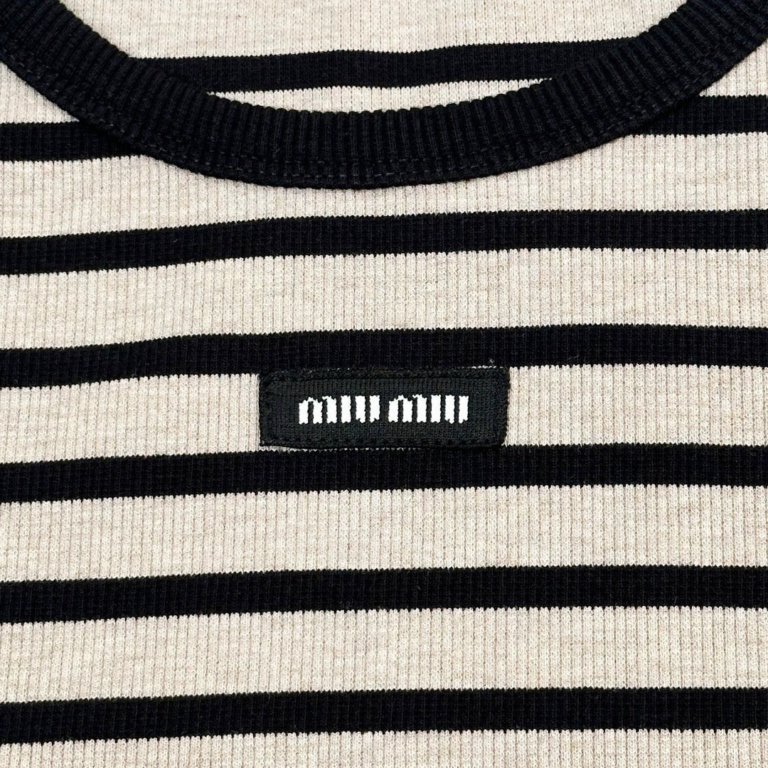 25 new letter stripe contrast color long sleeve
