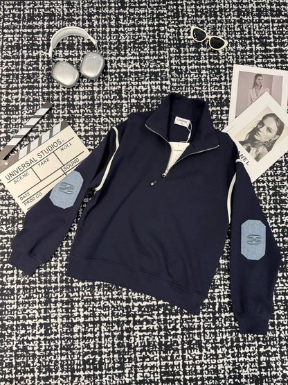 Cowboy patchwork stand collar guard