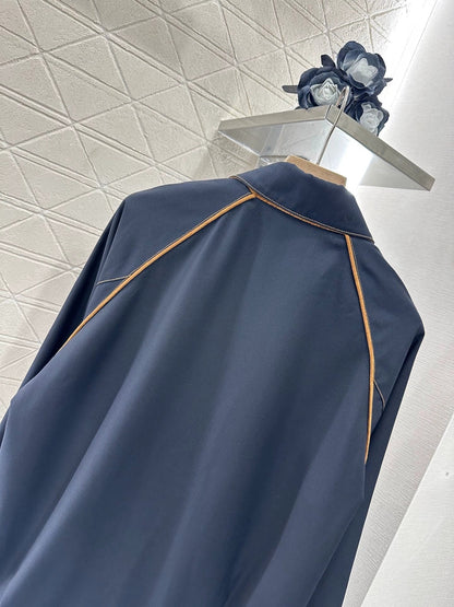 25SS contrast color silhouette jacket suit