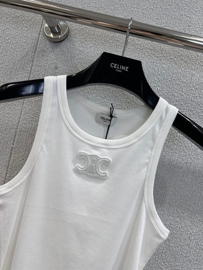 25 Summer explosion models simple logo undershirt