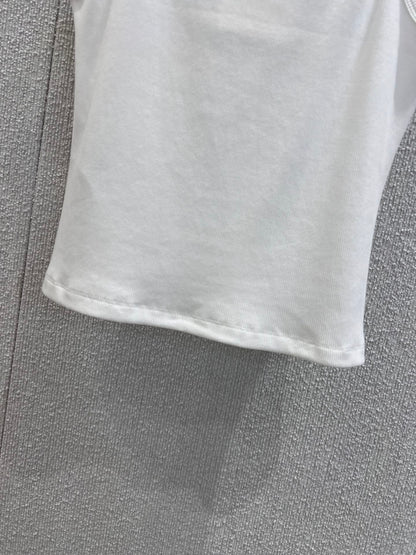 25 Summer explosion models simple logo undershirt