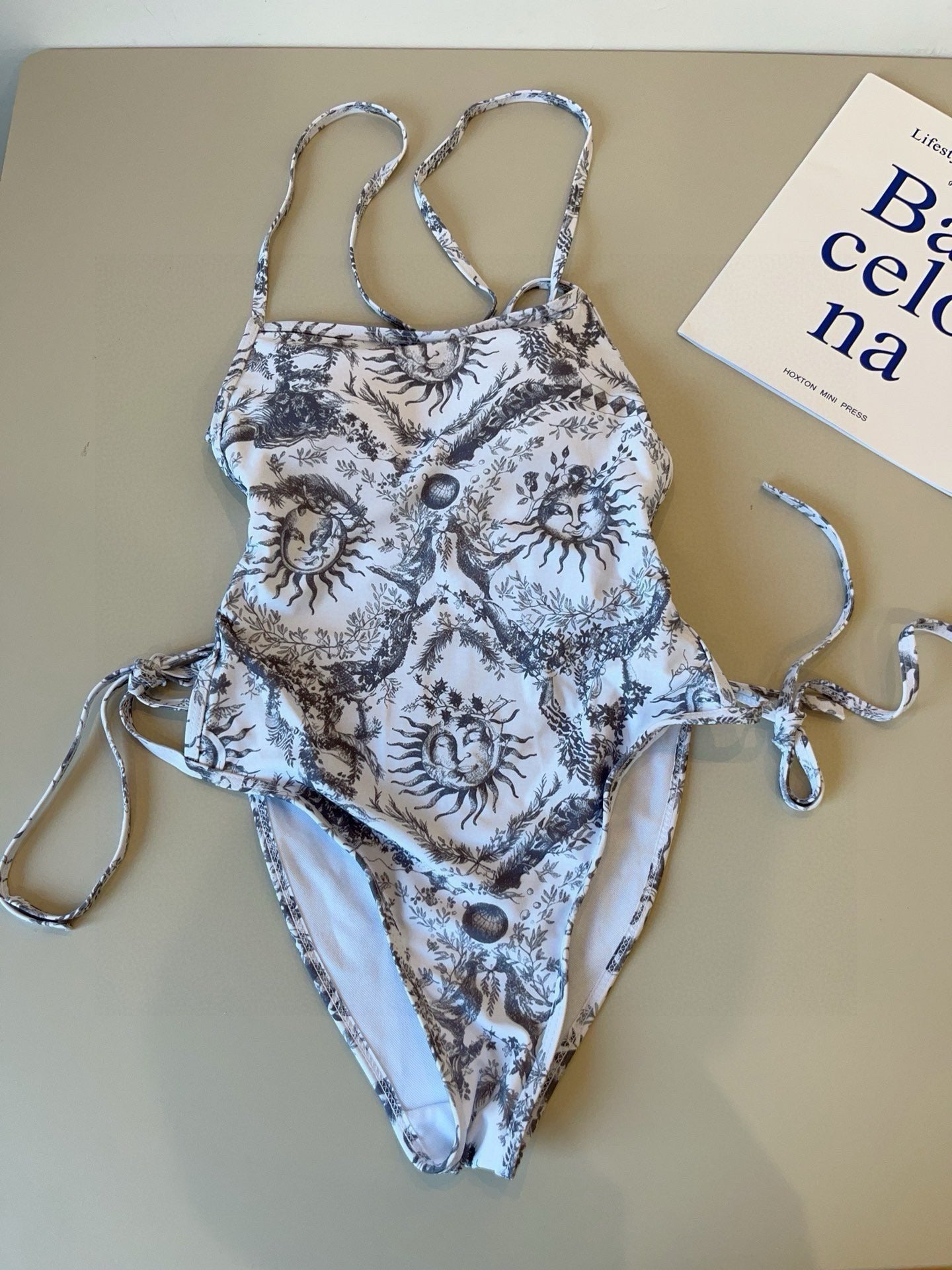 25 Sun Print One Piece Swimsuit