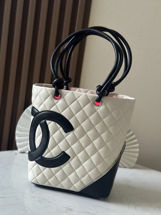 Cowhide Large Vegetable Blue Bag