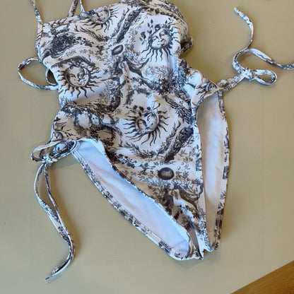 25 Sun Print One Piece Swimsuit