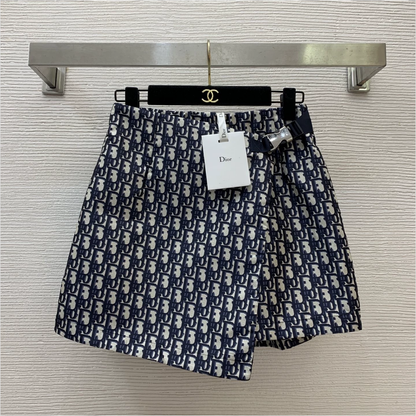 25 Summer new style old flower letter shorts skirt