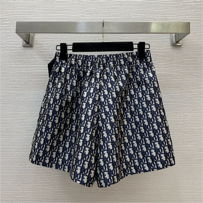 25 Summer new style old flower letter shorts skirt