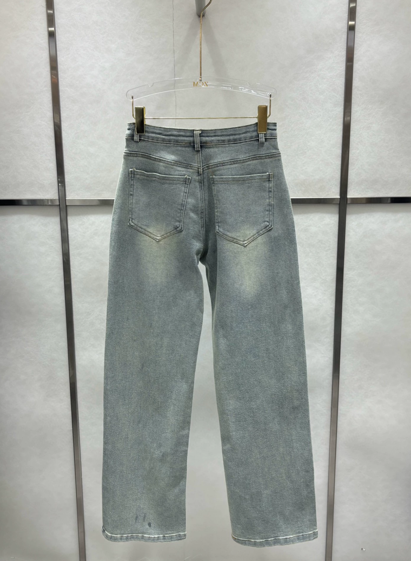 25 Heavy Embroidery Letter Jeans