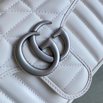 Marmont small shoulder bag Black / White / Dusty Pink / Gray Blue