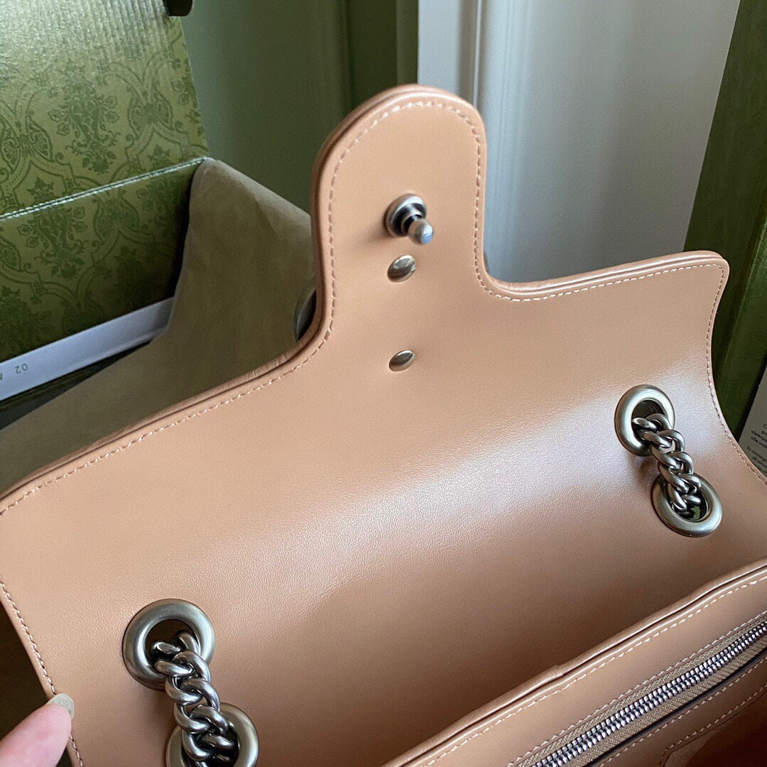 Marmont small shoulder bag Black / White / Dusty Pink / Gray Blue