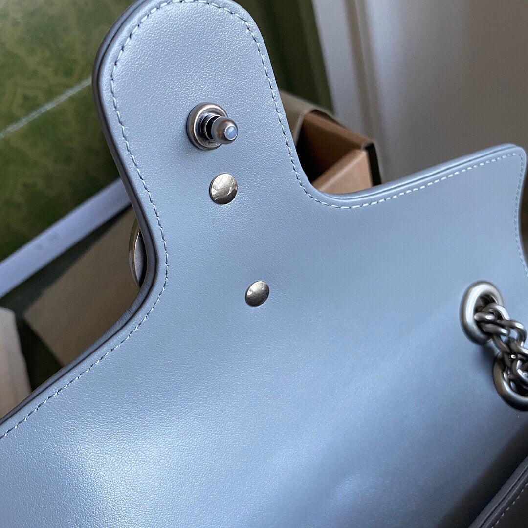 Marmont small shoulder bag Black / White / Dusty Pink / Gray Blue